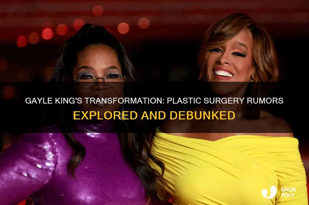 did gayle king get plastic surgery