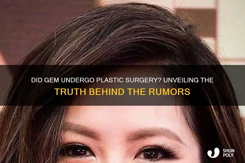 did gem do plastic surgery