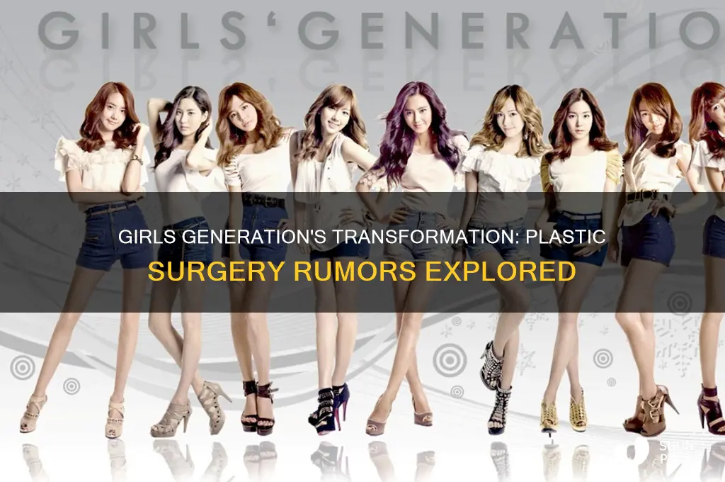 did girls generation get plastic surgery