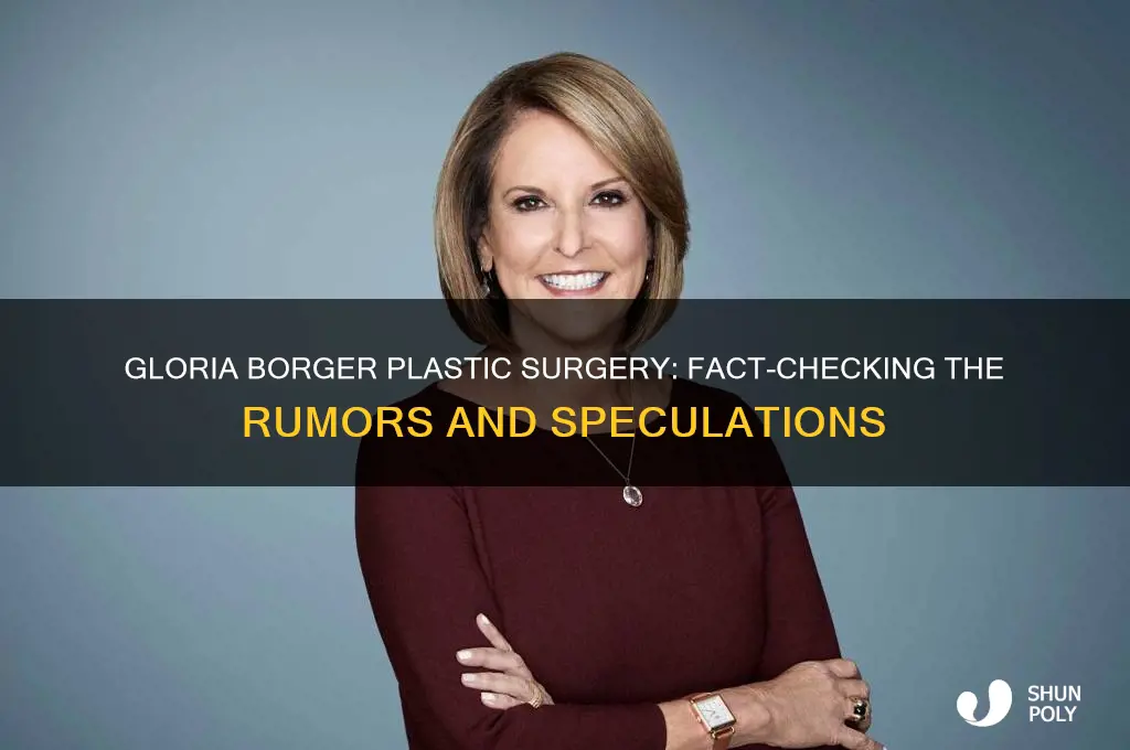 did gloria borger have plastic surgery