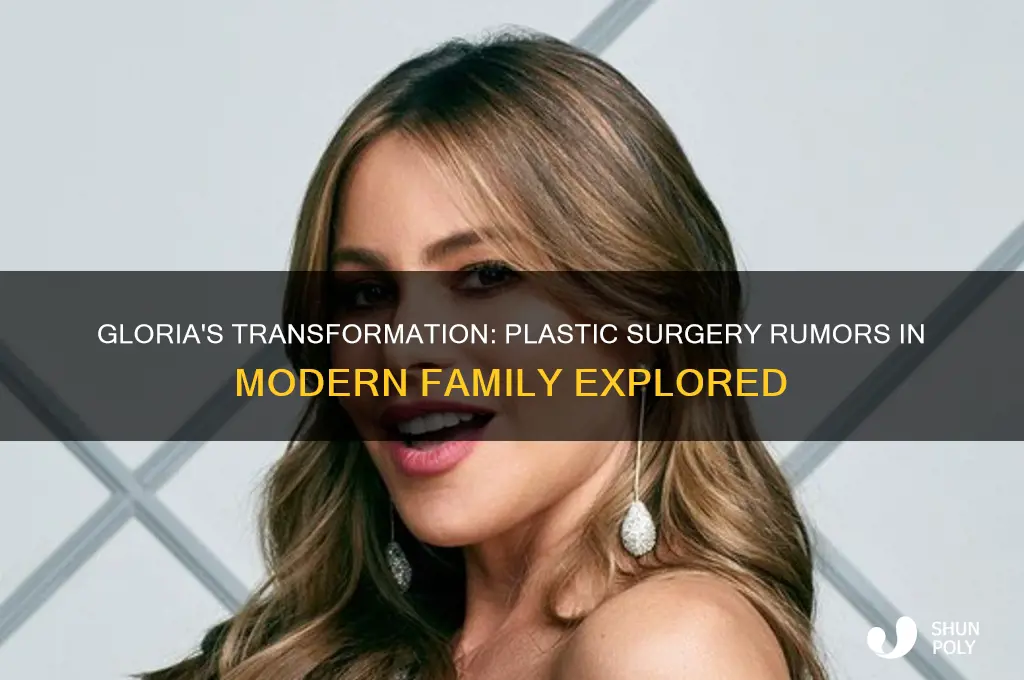 did gloria from modern family have plastic surgery