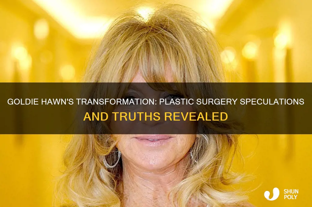 did goldie hawn have plastic surgery