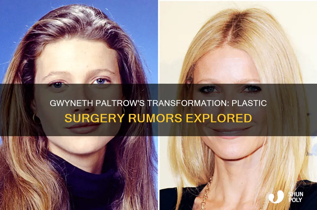 did gwyneth paltrow get plastic surgery