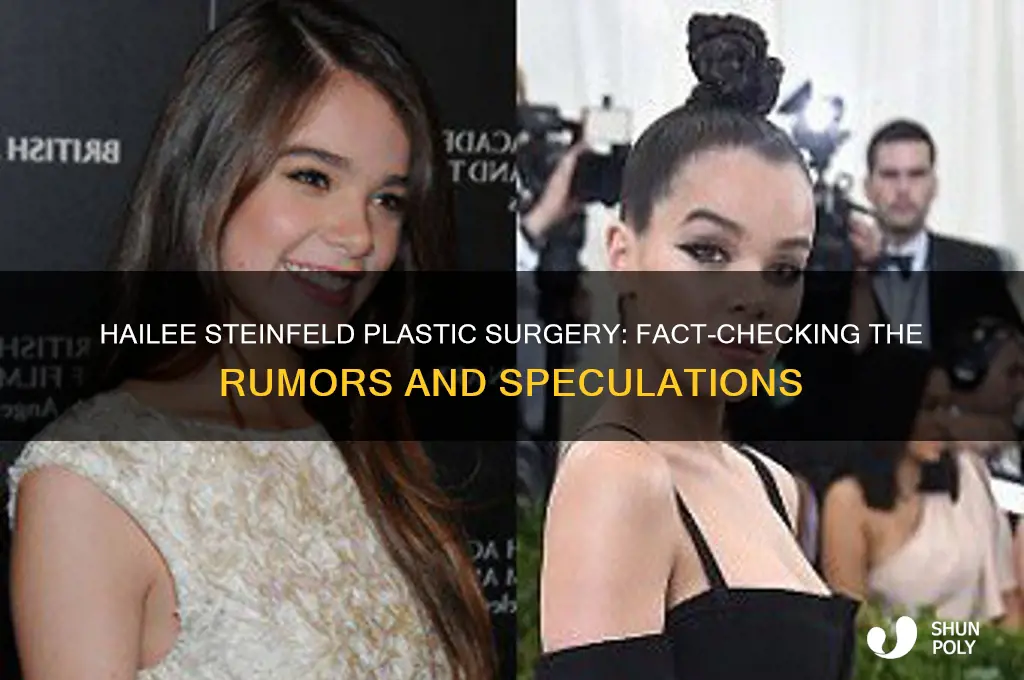 did hailee steinfeld get plastic surgery