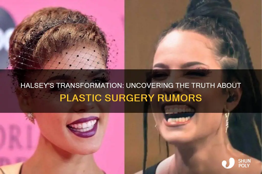 did halsey get plastic surgery