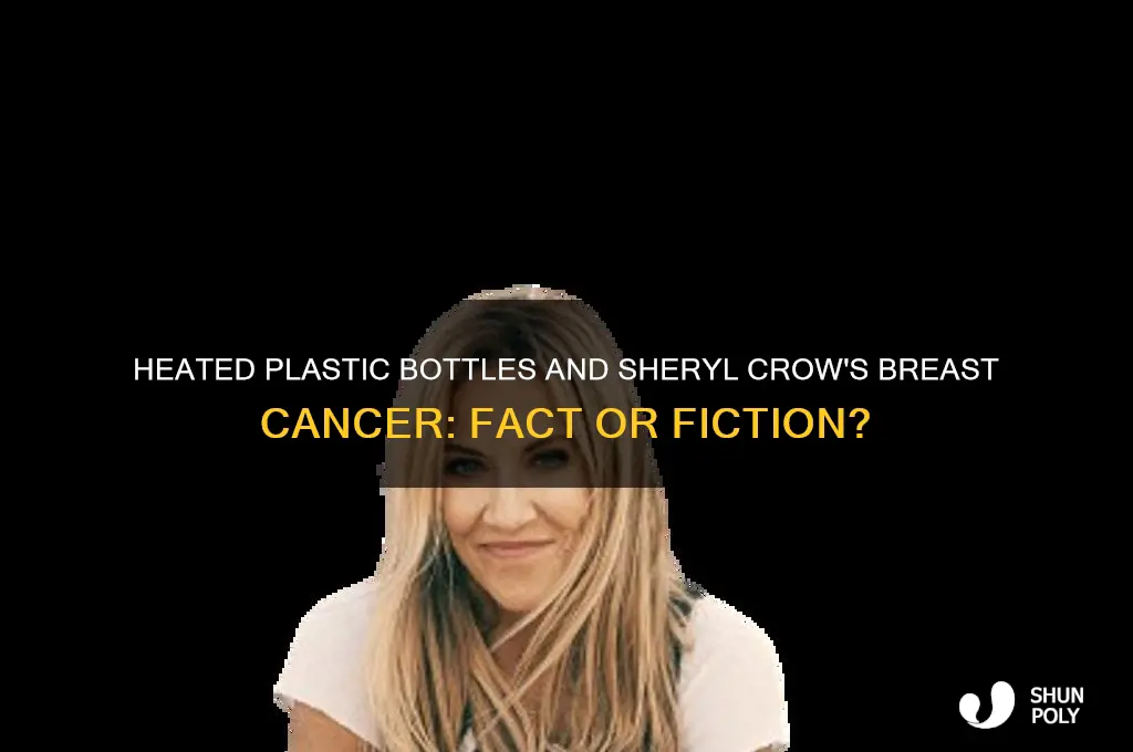 did heated plastic water bottles cause sheryl crows breast cancer