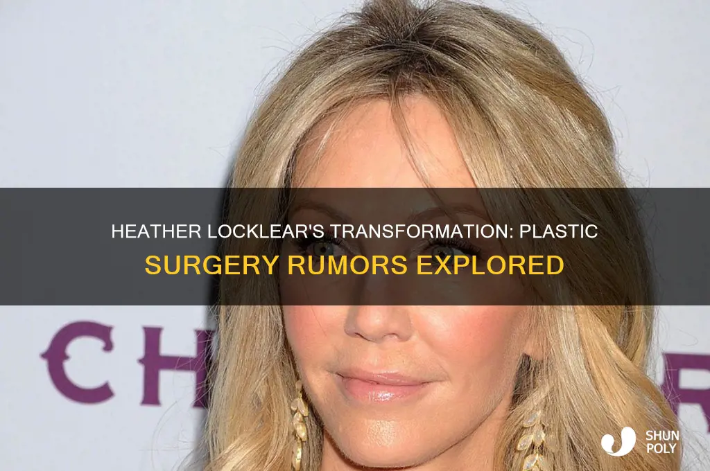 did heather locklear get plastic surgery