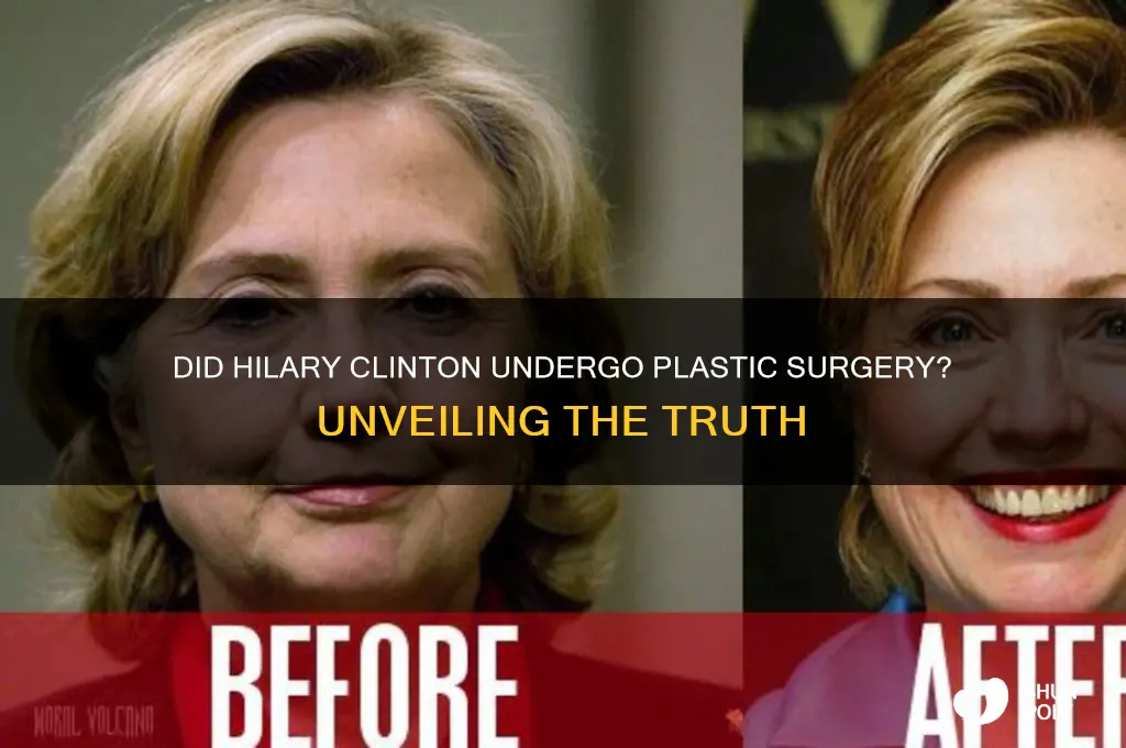 did hilary clinton get plastic surgery