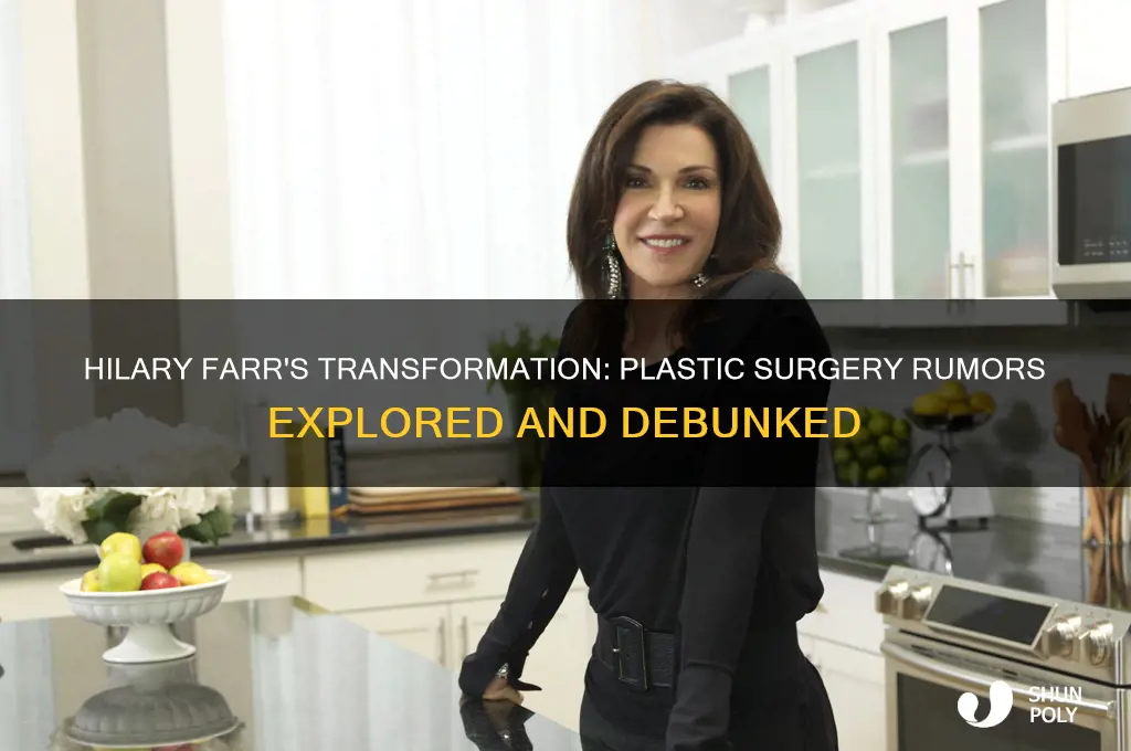 did hilary farr have plastic surgery