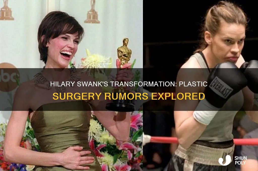 did hilary swank have plastic surgery