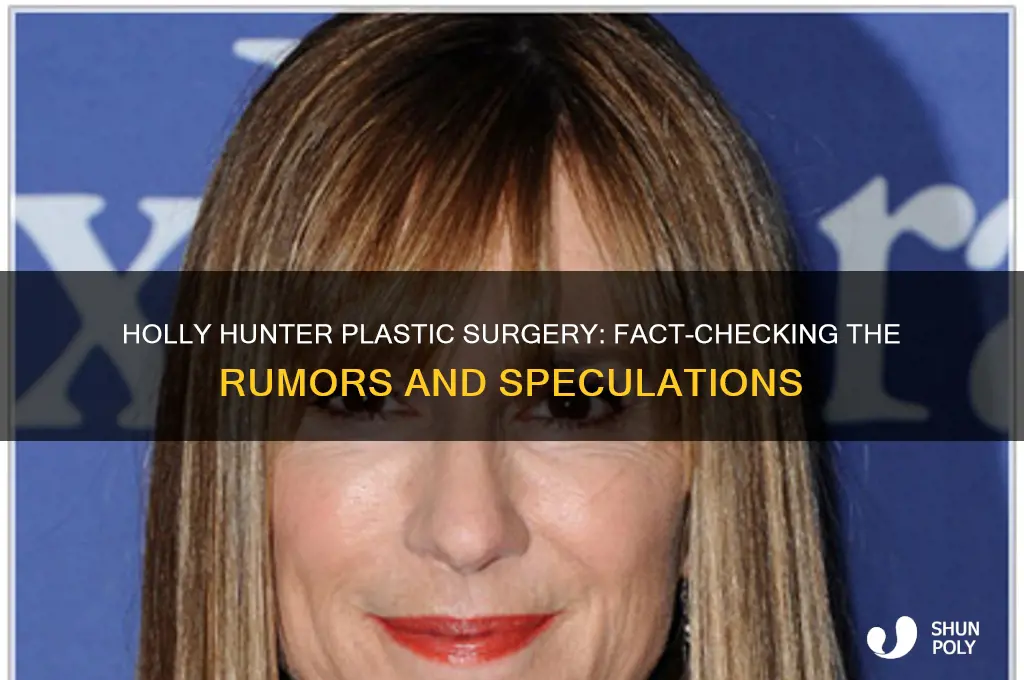 did holly hunter have plastic surgery