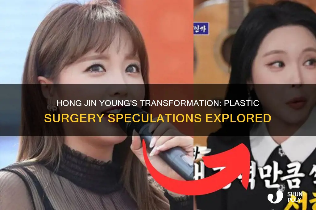 did hong jin young get any plastic surgery