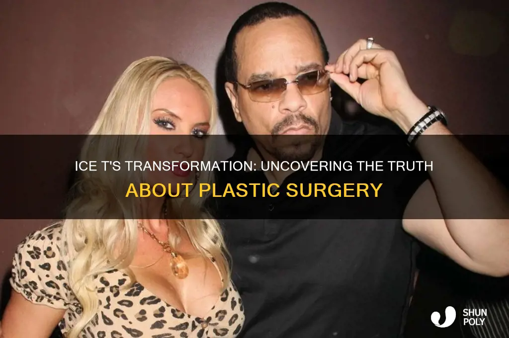 did ice t have plastic surgery