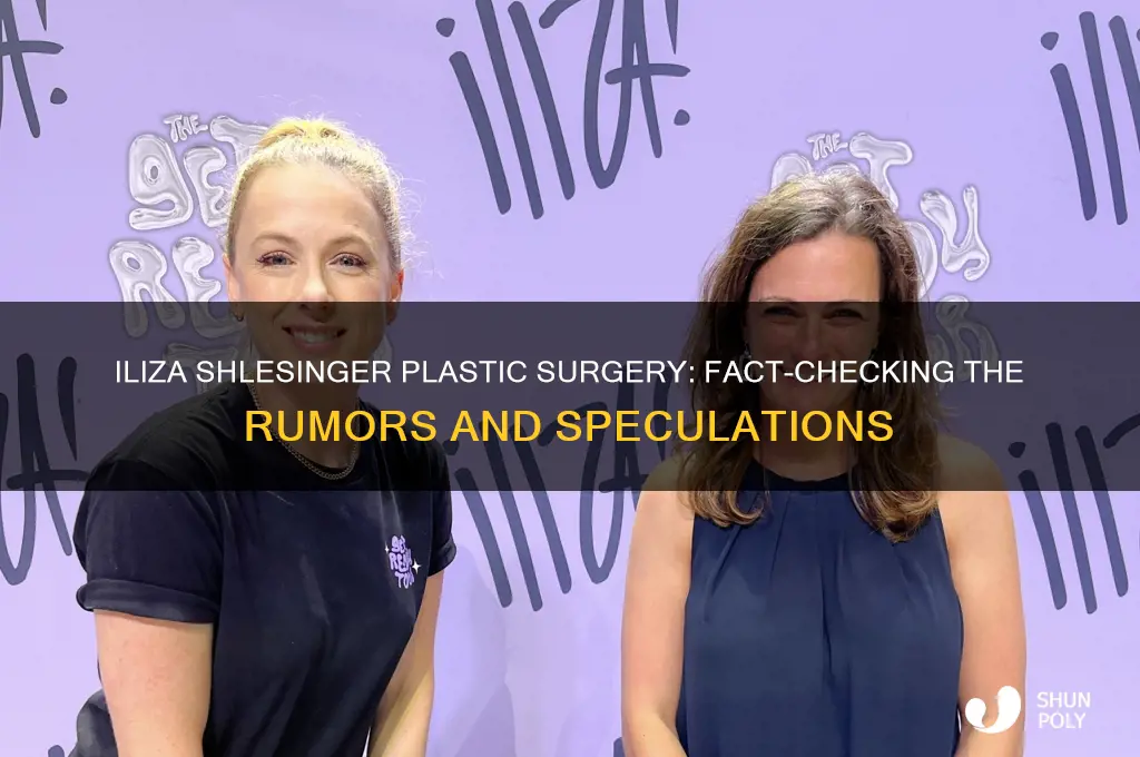 did iliza shlesinger have plastic surgery
