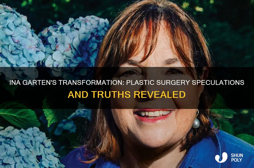 did ina garten have plastic surgery
