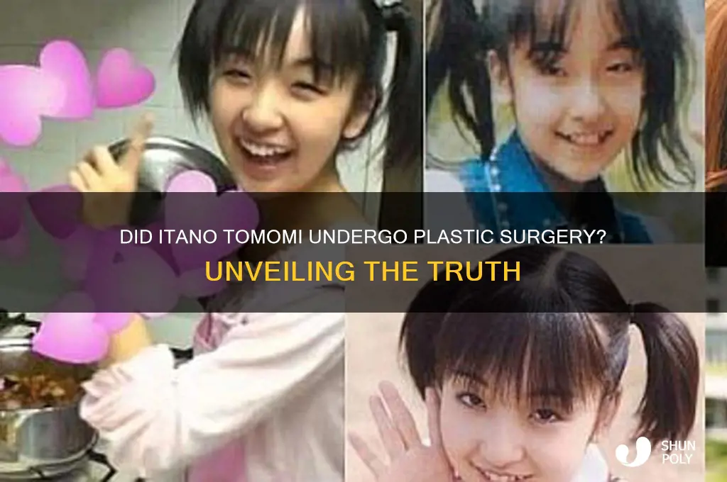 did itano tomomi have plastic surgery
