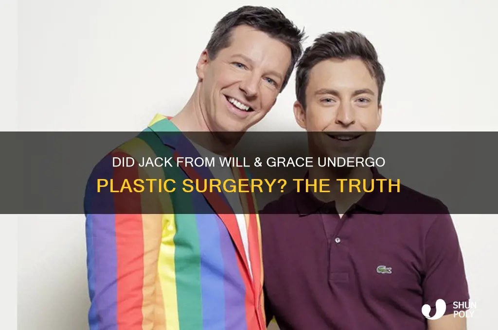 did jack from will and grace have plastic surgery