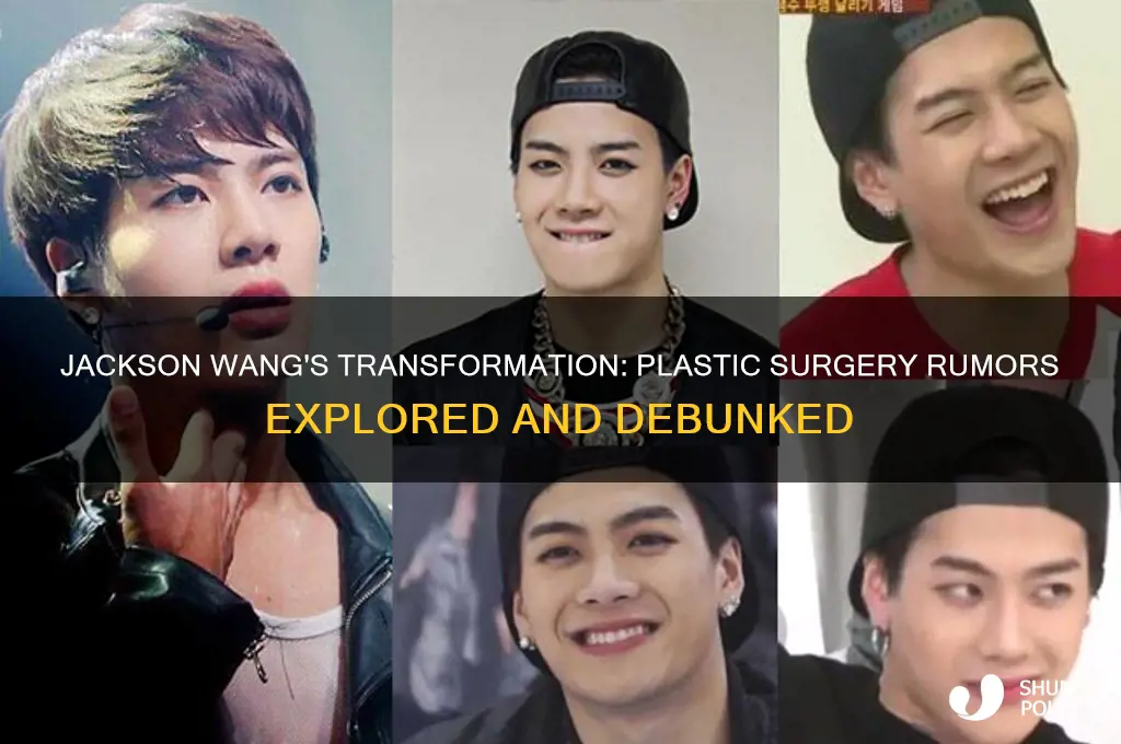 did jackson wang get plastic surgery