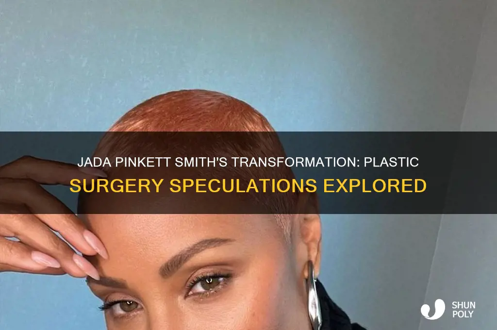 did jada picket have plastic surgery