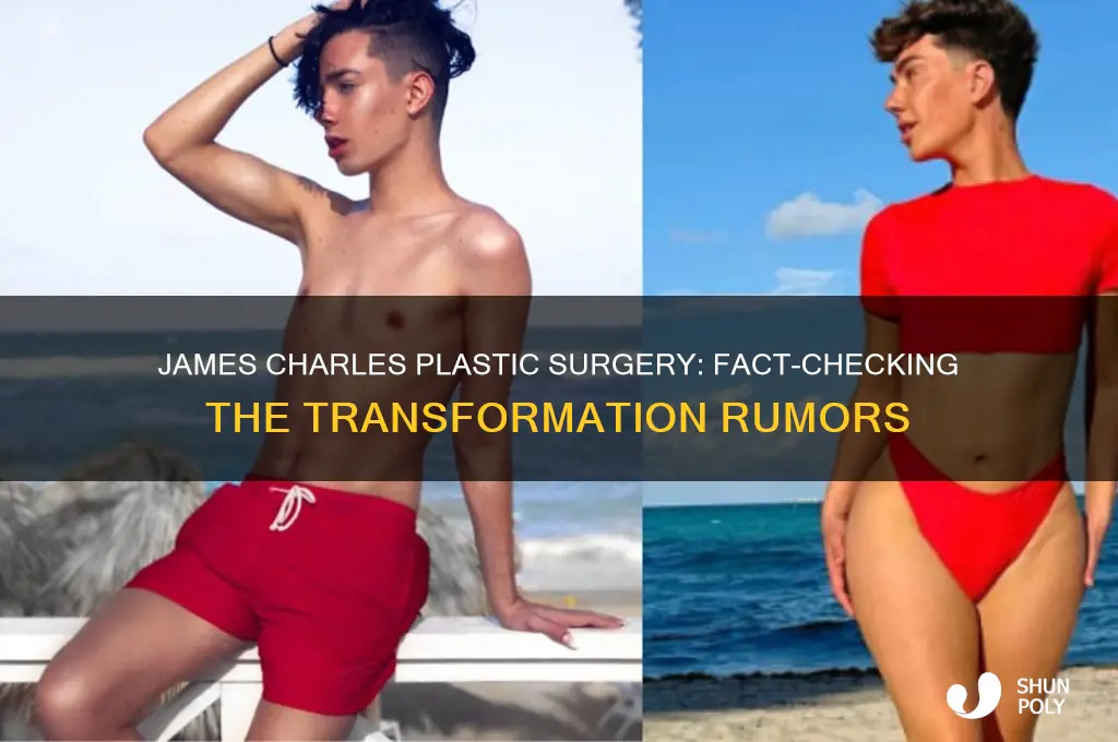 did james charles get plastic surgery