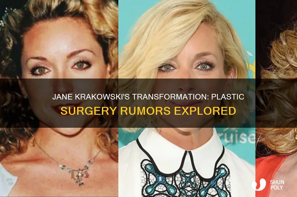 did jane krakowski get plastic surgery