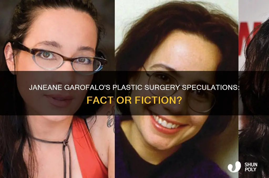 did janeane garofalo ever have plastic surgery