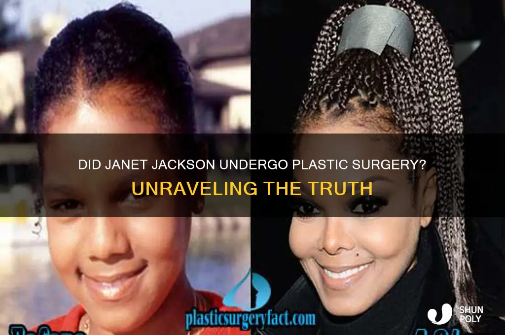 did janet jackson get plastic suregon