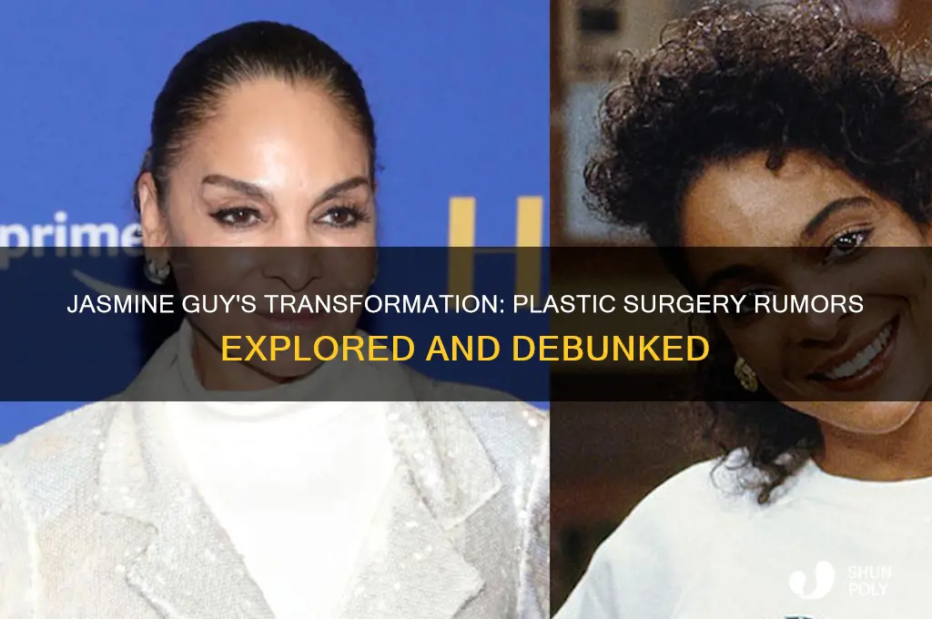 did jasmine guy have plastic surgery