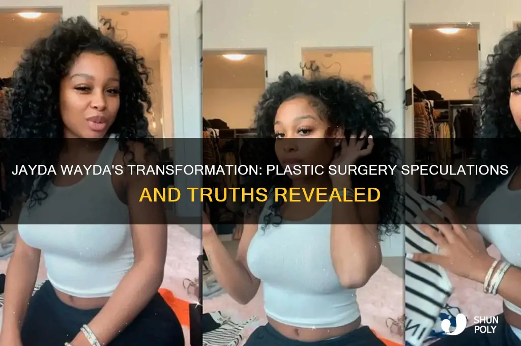 did jayda wayda get plastic surgery