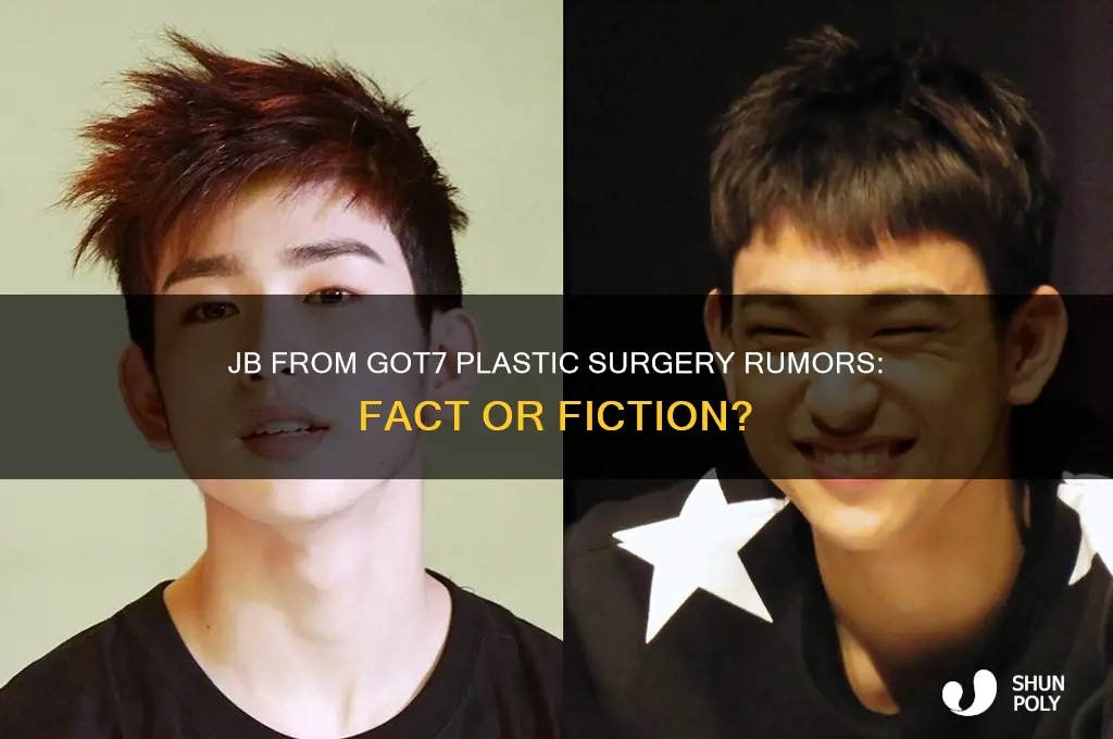 did jb from got7 get plastic surgery