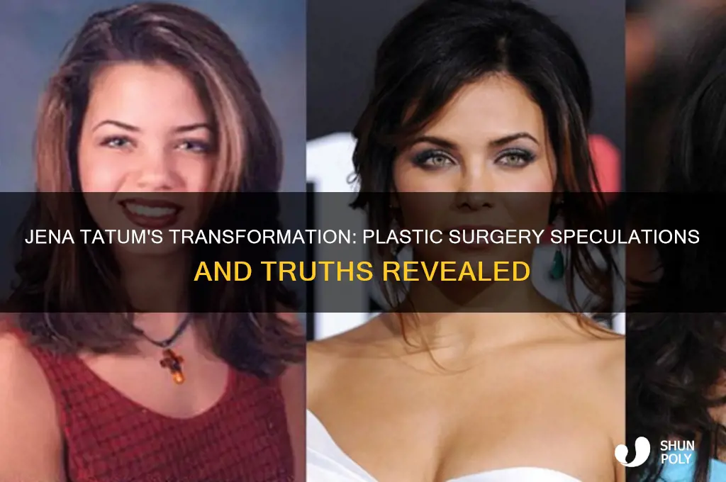 did jena tatum get plastic surgery