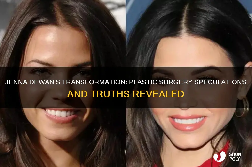 did jenna dewan get plastic surgery