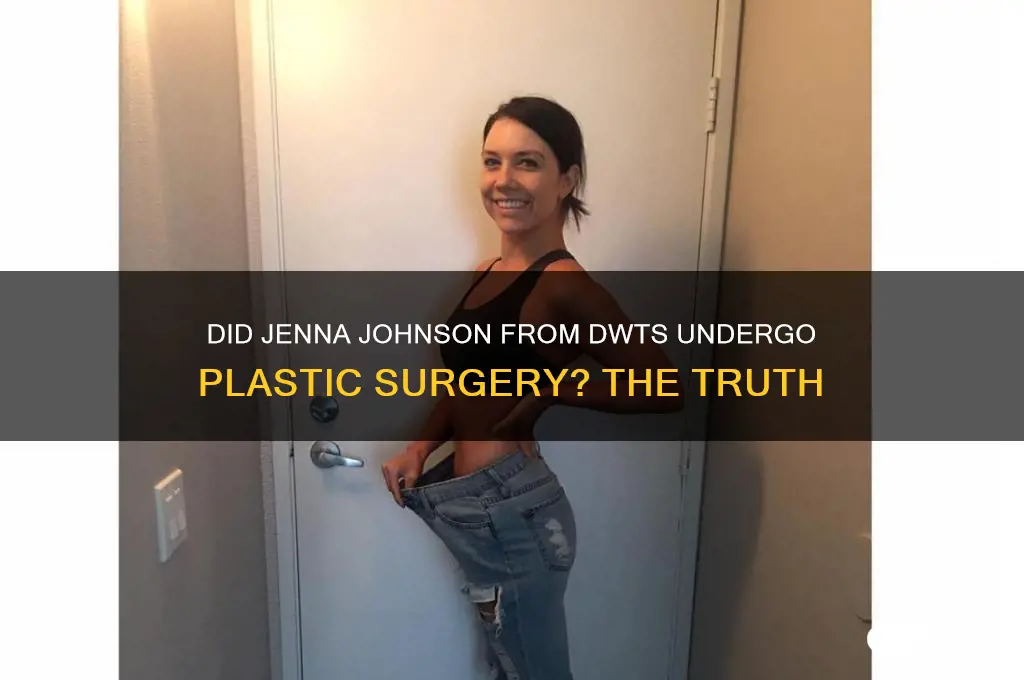 did jenna from dwts get plastic surgery