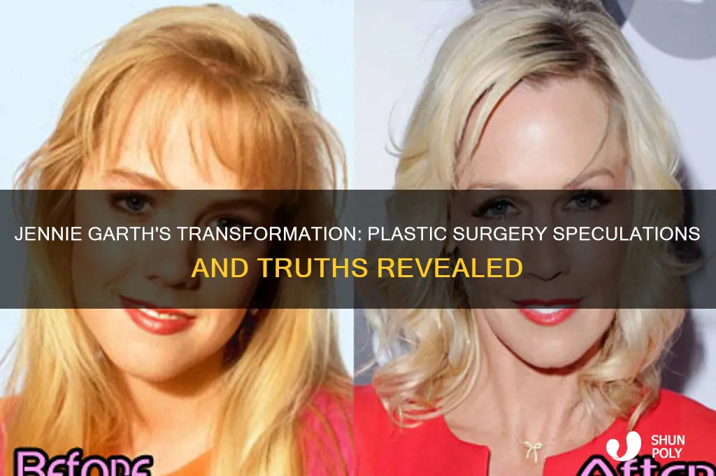 did jennie garth have plastic surgery