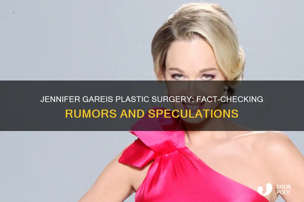 did jennifer gareis have plastic surgery