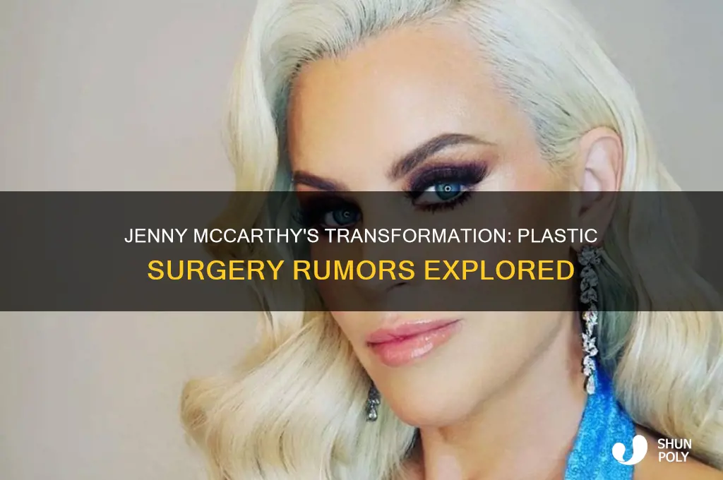 did jenny mccarthy get plastic surgery