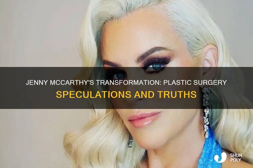 did jenny mccarty have plastic surgery