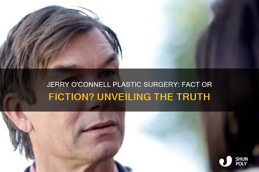 did jerry oconel have plastic surgery
