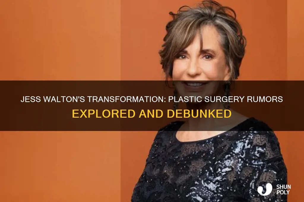 did jess walton have plastic surgery