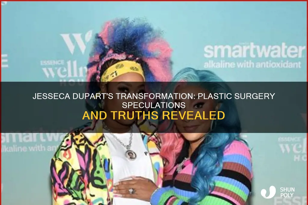 did jesseca dupart have plastic surgery