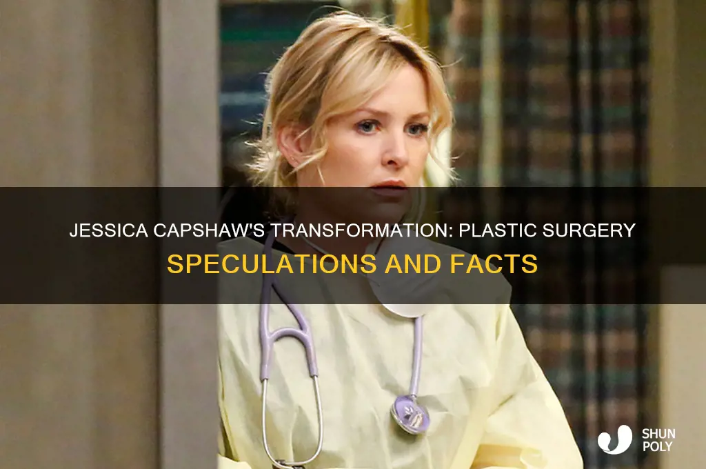 did jessica capshaw have plastic surgery