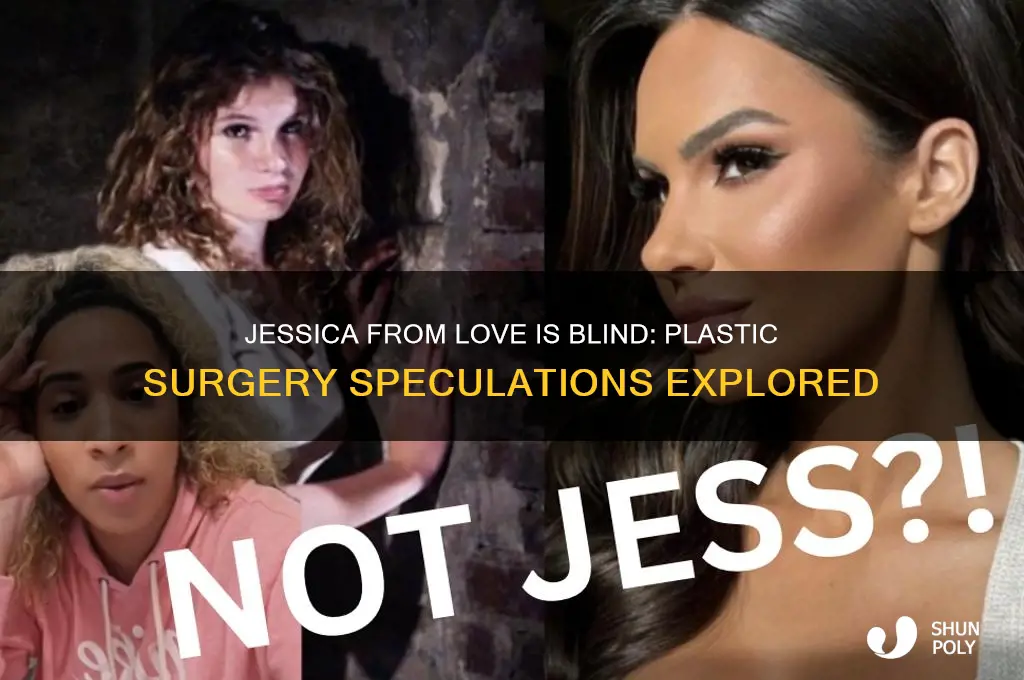 did jessica from love is blind have plastic surgery