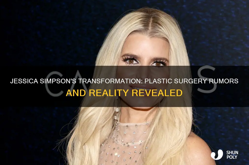 did jessica simpson have plastic surgery