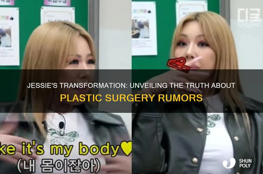 did jessie get plastic surgery