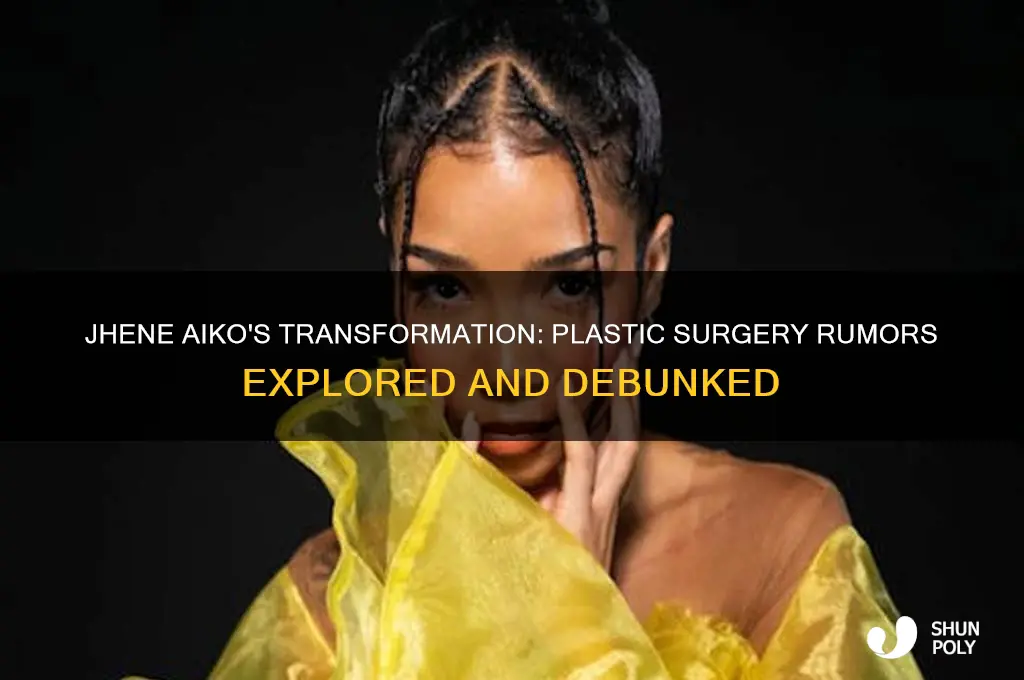 did jhene aiko get plastic