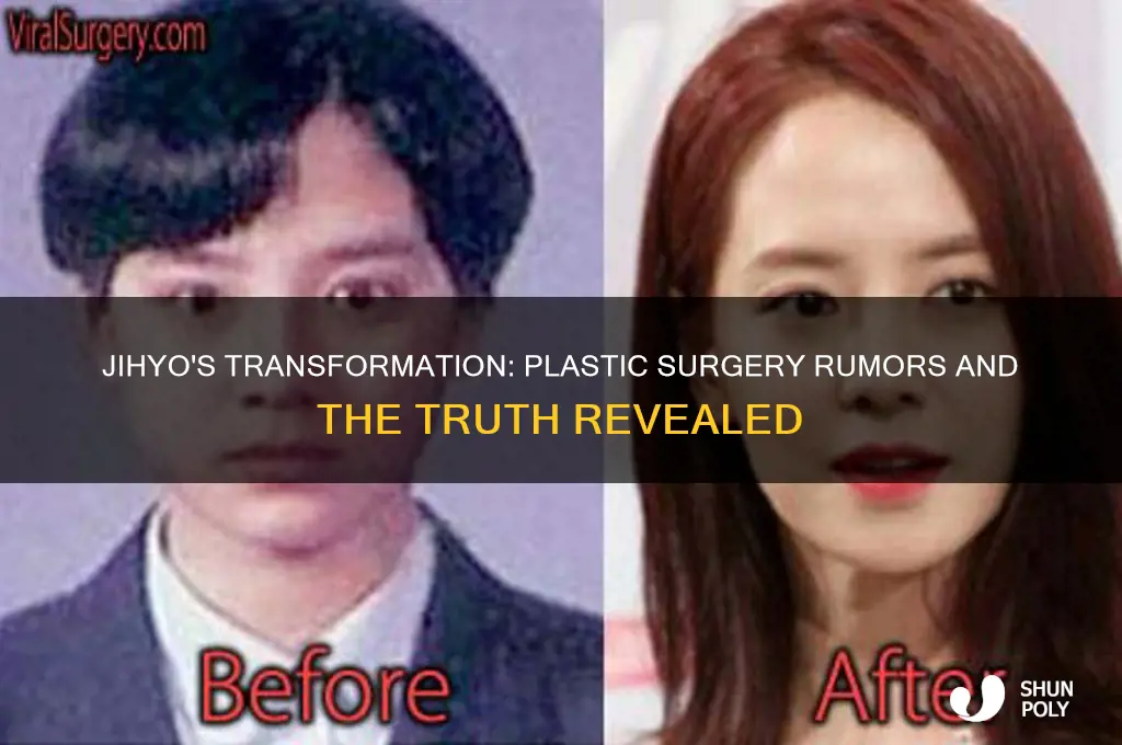 did jihyo get plastic surgery