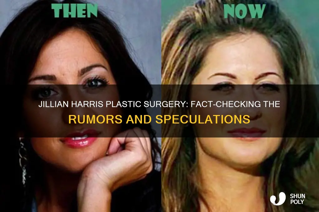 did jillian harris get plastic surgery