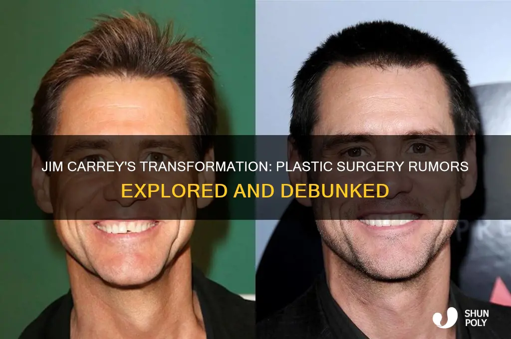 did jim carrey have plastic surgery