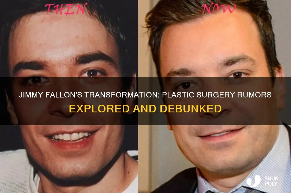 did jimmy fallon have a plastic surgery