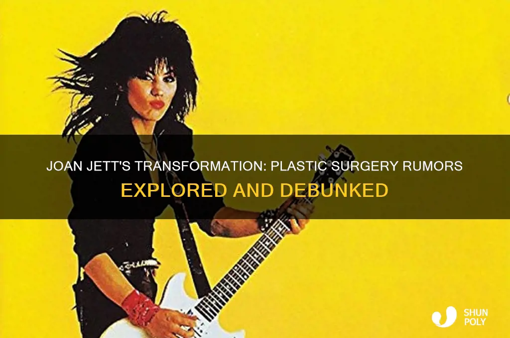 did joan jett have plastic surgery